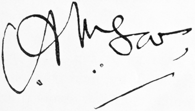 Prof. A.M. Low's signature