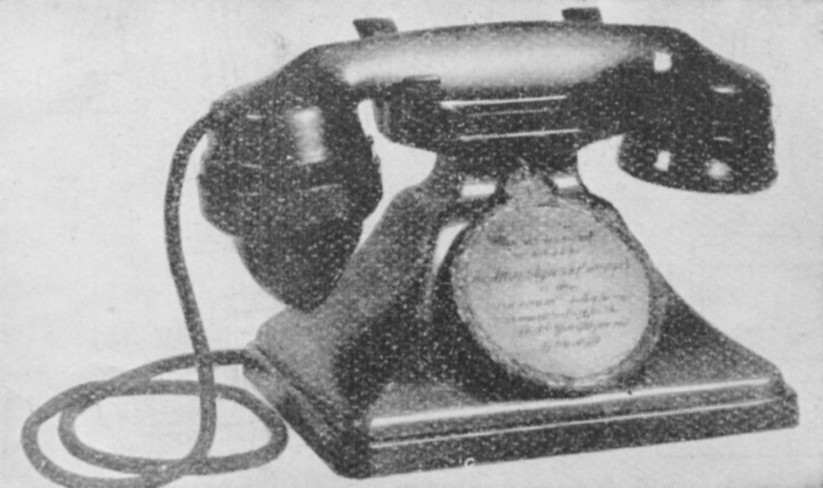 The two-millionth telephone
