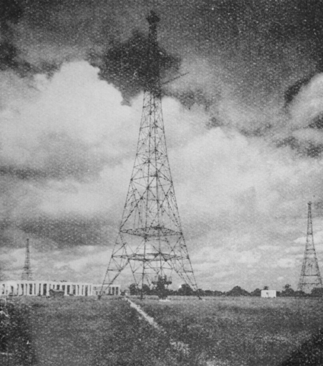The twin aerials at Brookman’s Park